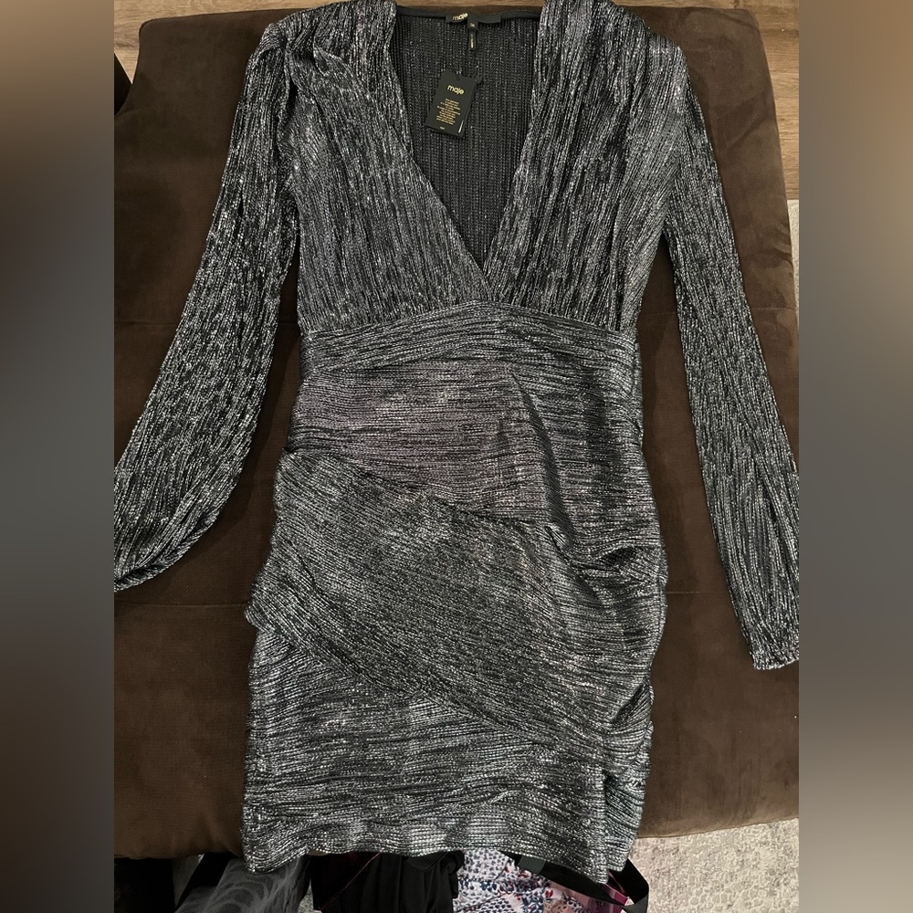 Maje Long Sleeve Dress Size 38